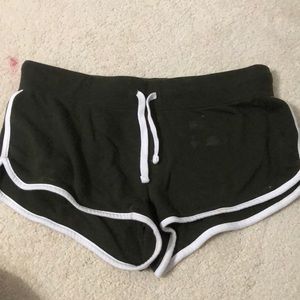 H&M Olive Green Short Sweat Shorts